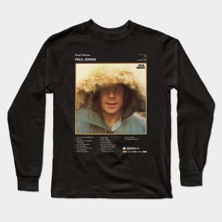 Paul Simon - Paul Simon Tracklist Album Long Sleeve T-Shirt